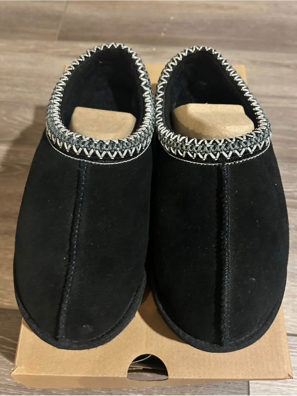 UGG Black Tasmans Size 7W